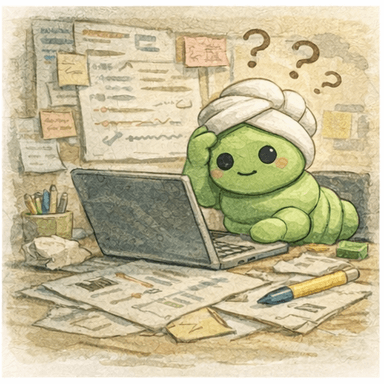 정리 안 되는 기획 문서 앞에서 한숨